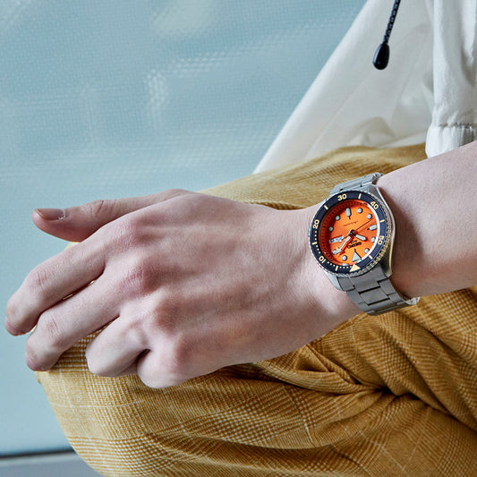 Seiko 5 Sports – Automatico, Orange Dial, 42,5mm, SRPD59K1 – Stile sportivo con carattere deciso