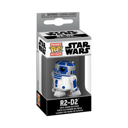 Funko Pop ! Keychain Pocket Star Wars R2-D2 Portachiavi 4cm Collezione Vinile