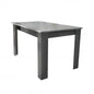 Gemma Anthracite and Dark Grey Cement Effect Table cm 160/200 x 90 x 75 h