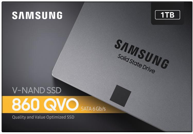 Samsung Hdd Ssd 2.5" Qvo 860 1Tb Mz-76Q1T0Bw Speicher Sata Samsung 860 Qvo Ssd