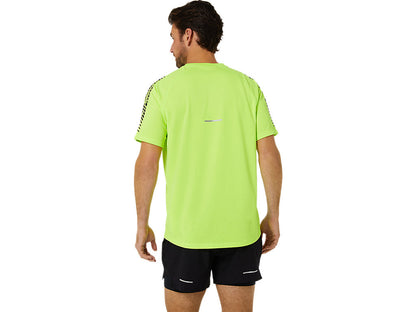 Asics maglietta manica corta per la corsa da uomo Icon SS Top 2011B055 302 verde-grafite