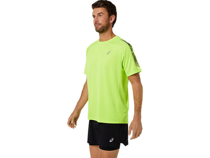 Asics maglietta manica corta per la corsa da uomo Icon SS Top 2011B055 302 verde-grafite