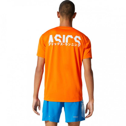 Asics maglietta manica corta per la corsa Top Katakana SS 2011A813 800 arancio