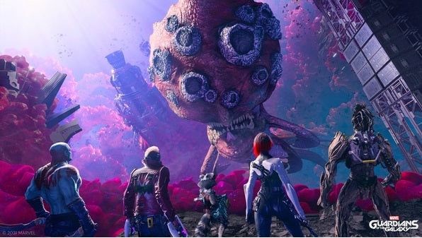 Marvel Guardians Of The Galaxy Ps4 Gioco Italiano Guardiani Della Galassia Ps5