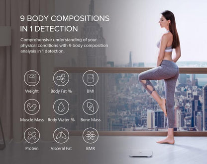 Huawei Smart Waage, intelligente Personenwaage, AH100 Bluetooth digitaler Körperfettanteil