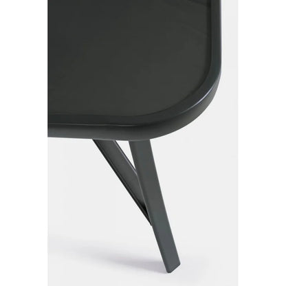 Tavolo Rettangolare Martinez 150X90 con Piano in Vetro Temperato