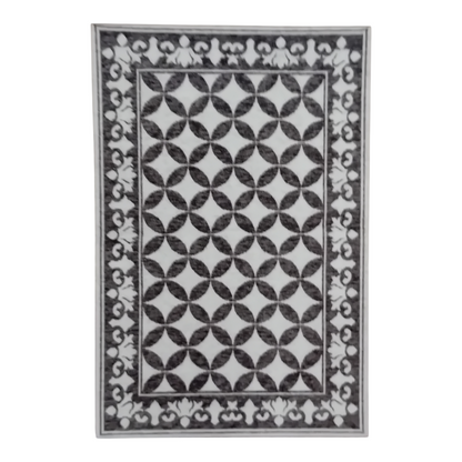 Tappeto Parigi Retrogommato Jacquard 75x140 cm - Polipropilene Lavabile