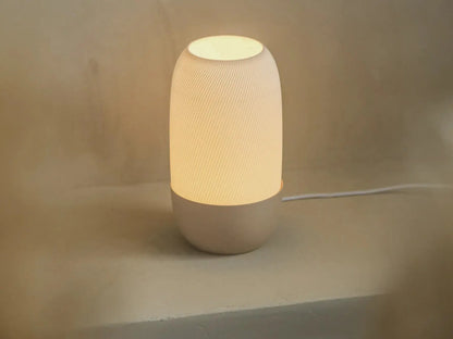 RIB: Home Decor Lampada da Tavolo con Linee Radiali