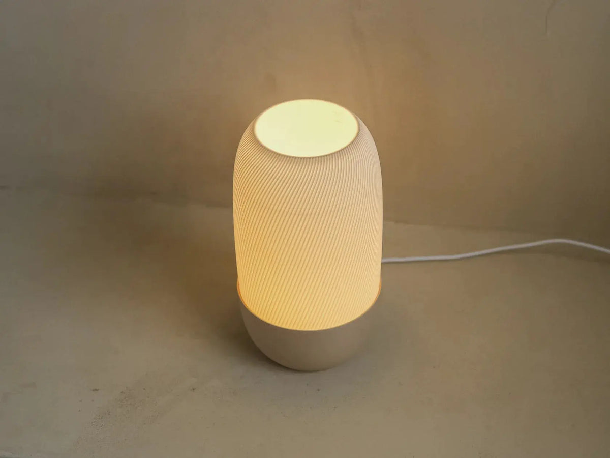 RIB: Home Decor Lampada da Tavolo con Linee Radiali