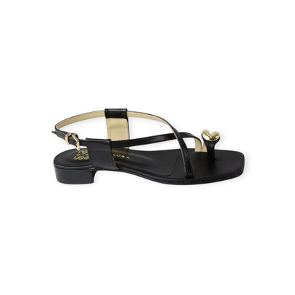 SANDALO FLAT NERO
