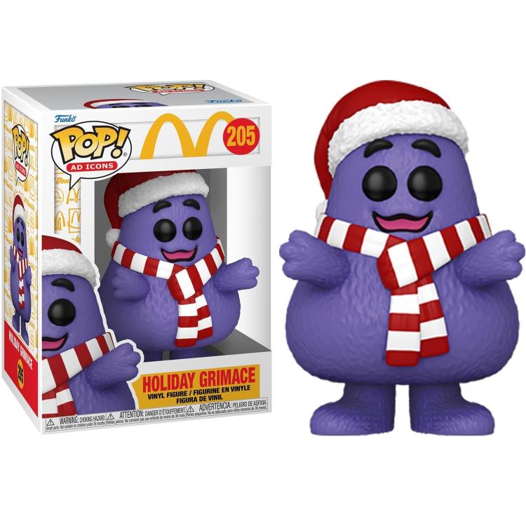 Funko Pop! Ad Icons McDonalds – (205) Holiday Grimace Vinylfigur 9 cm