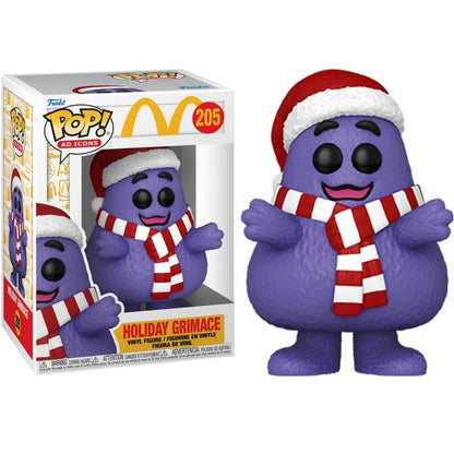 Funko Pop! Ad Icons McDonalds – (205) Holiday Grimace Vinylfigur 9 cm