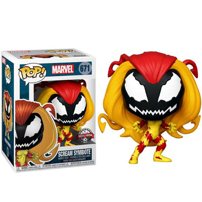 Funko Pop! Marvel (671) Scream Symbiote Special Edition Wackelkopf-Figur