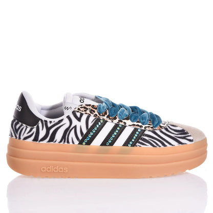 Adidas Bold Zebra Teal
