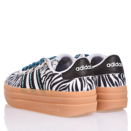 Adidas Bold Zebra Teal