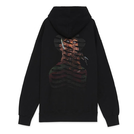 Propaganda Felpa con cappuccio da uomo Nightmare Ribs 20FWPRFE208 nero
