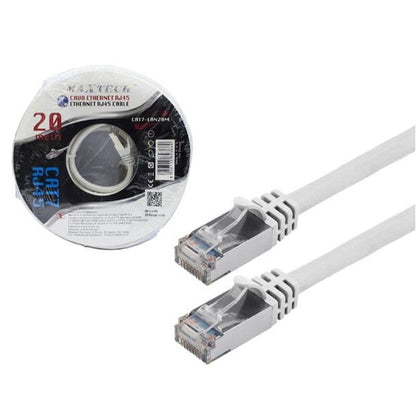 CAVO ETHERNET DI RETE LAN INTERNET RJ45 Cat7 20M METRI MODEM ROUTER INFORMATICA