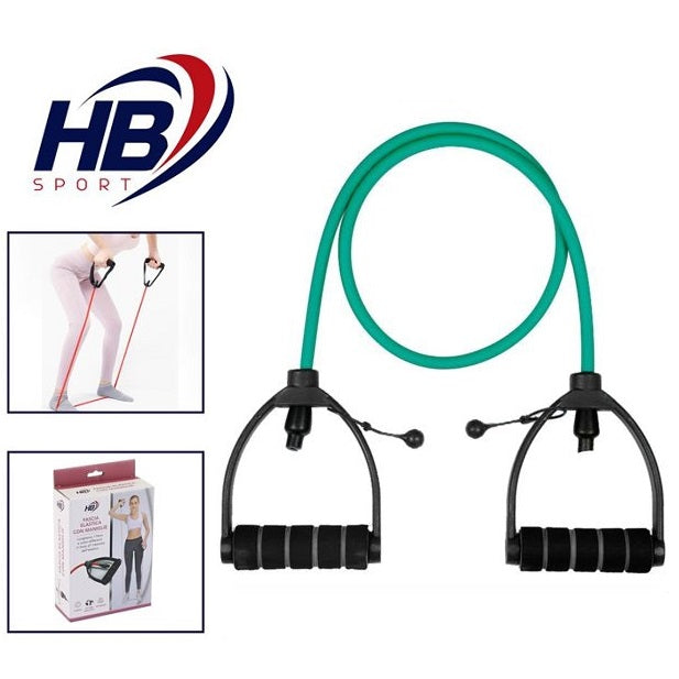 WIDERSTANDSBAND ELASTISCHES BAND EXPANDER FITNESSSEIL PILATES YOGA | 20KG