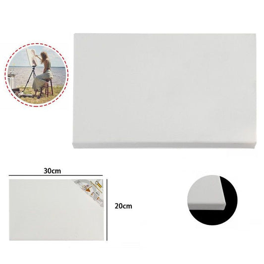 Tela Pittura Tele Per Dipingere Telaio In Legno Telati Cotone Grana Fine 20X30Cm