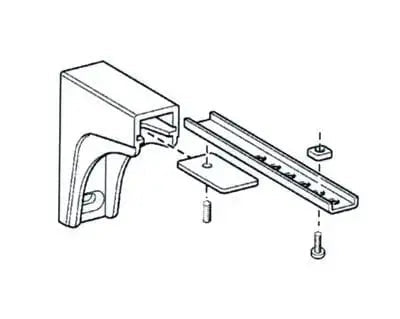 Ausziehbares Wandregal, Modell 4142/21