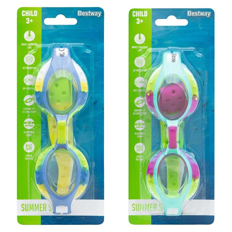 BESTWAY KINDER-SCHWIMMBRILLE HYDRO-SWIM SUMMER SWIRL 3+ JAHRE 21099