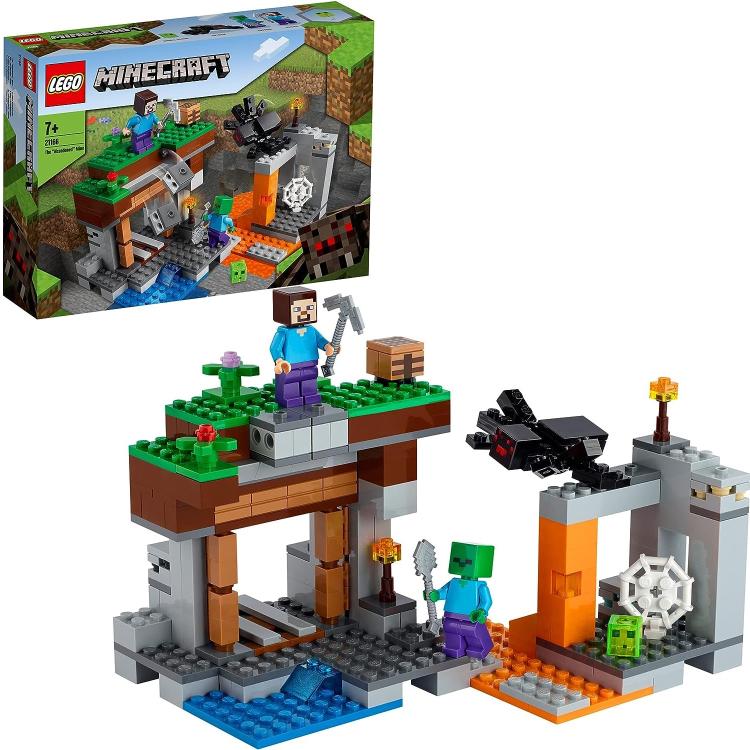 Lego Minecraft 21166 Die verlassene Mine 7+ mit Minifiguren Bausatz 248 Teile