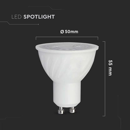 GU10 LED-Strahler 7,5W 110° klare Abdeckung 3000K