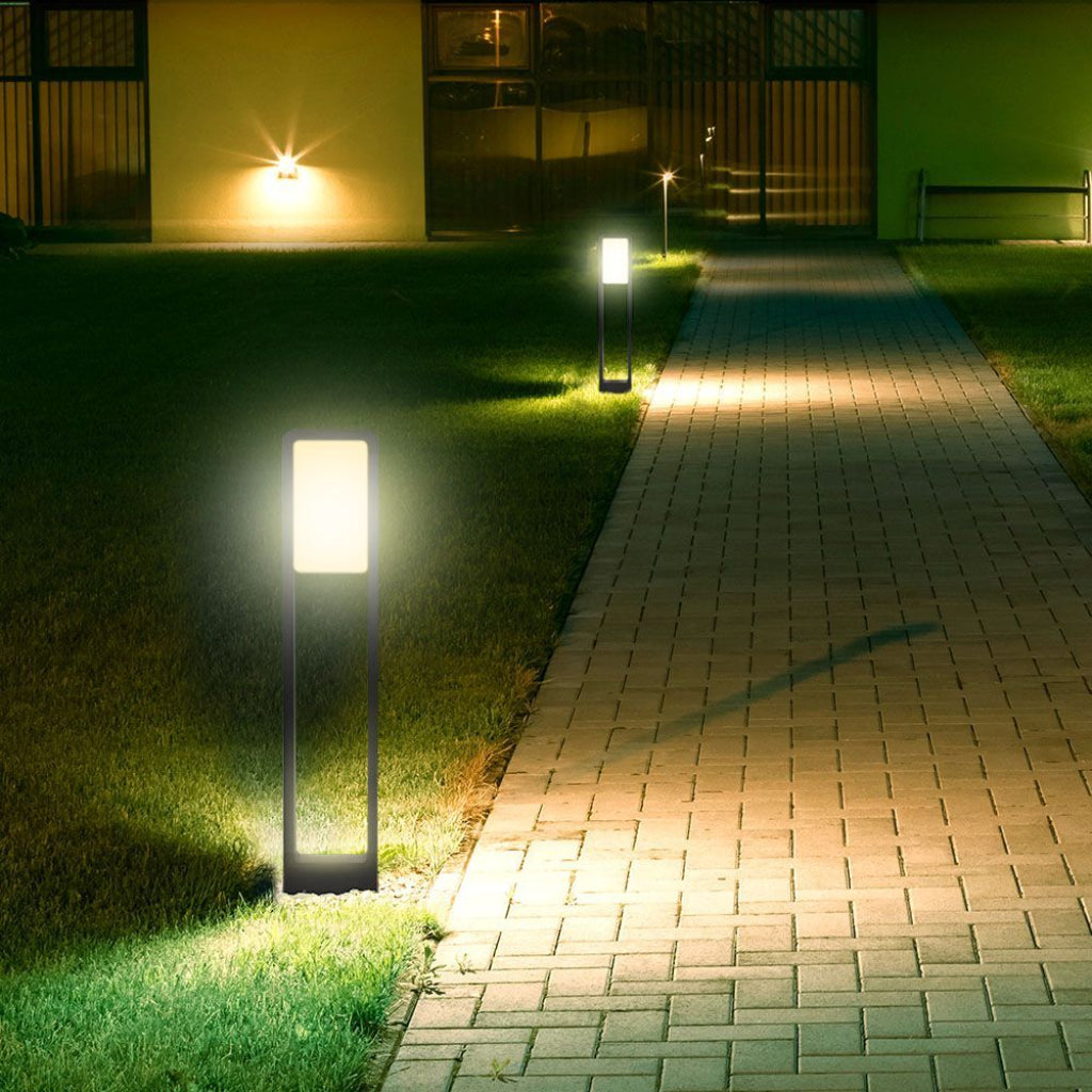 Paletto LED 10W con Chip Samsung 4000K IP65 Nero V-TAC