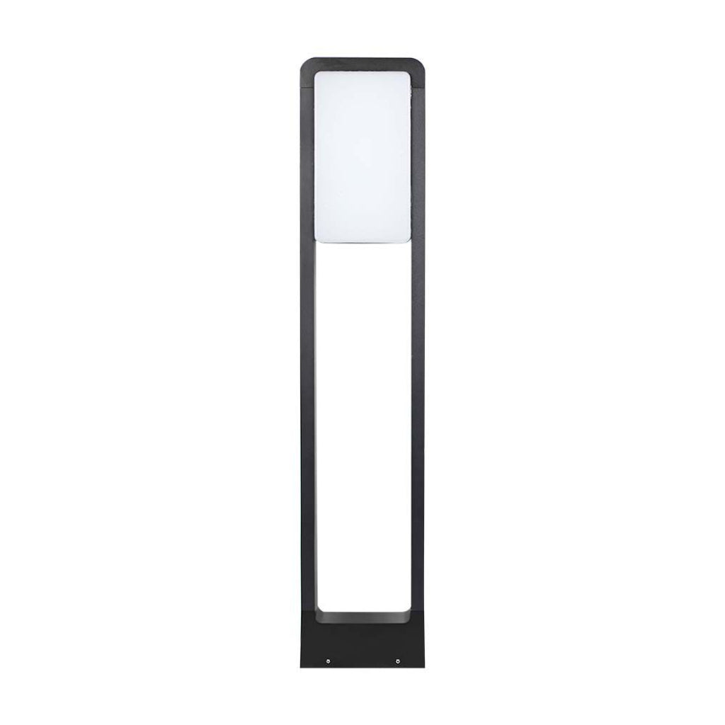 Paletto LED 10W con Chip Samsung 4000K IP65 Nero V-TAC