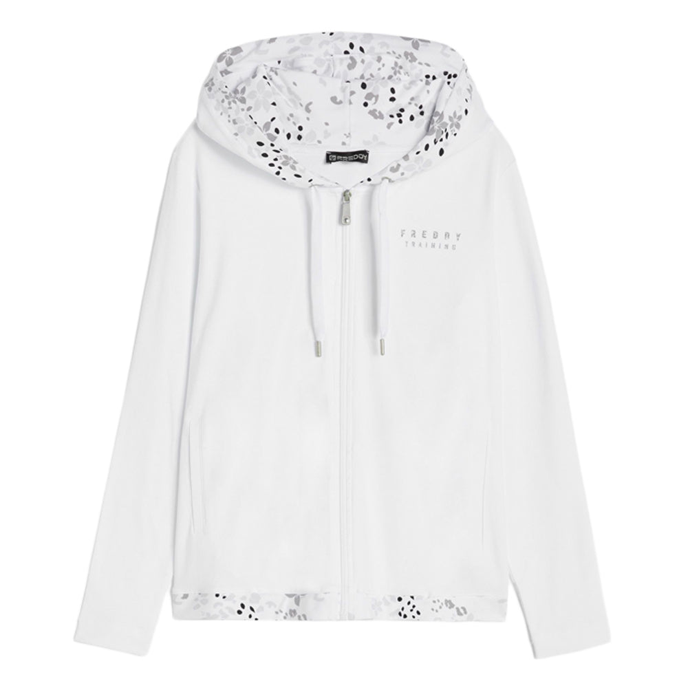 Freddy Lightweight Full-Zip Hoodie with Floral Graphic S4WTRS4