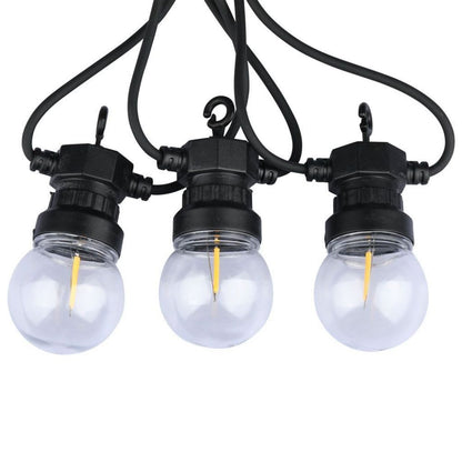 Catenaria LED 5m 10 Lampadine Filamento Bianco Caldo