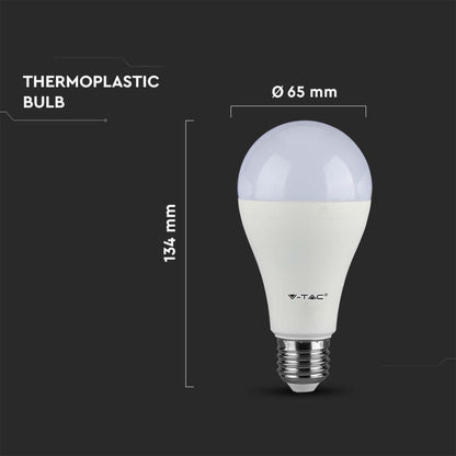 V-Tac Set 3 LED-Lampen E27 15W A65 6500K Kaltweiß