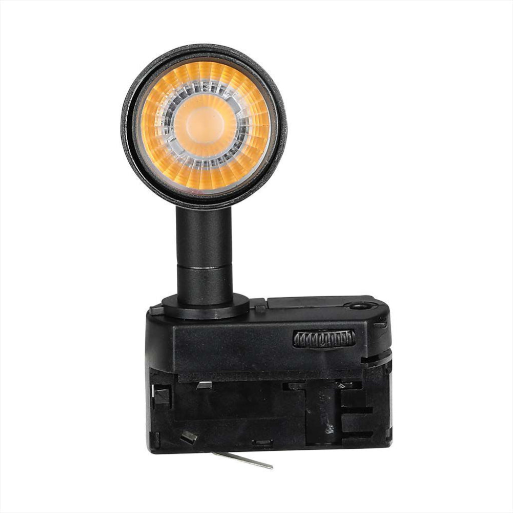 V-Tac Faretto LED Binario 7W 5000K Nero con Chip Samsung