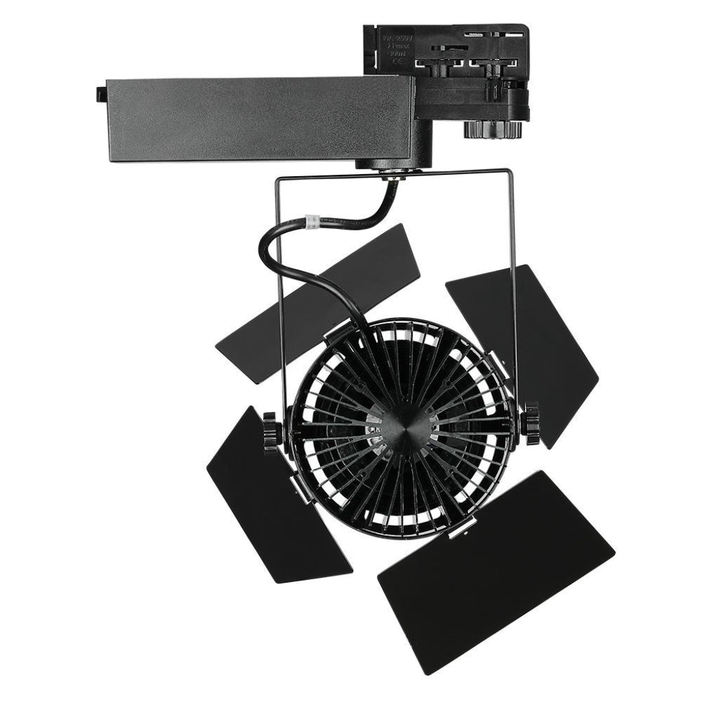 V-Tac LED-Schienenstrahler 33W 3000K Schwarz mit Samsung Chip