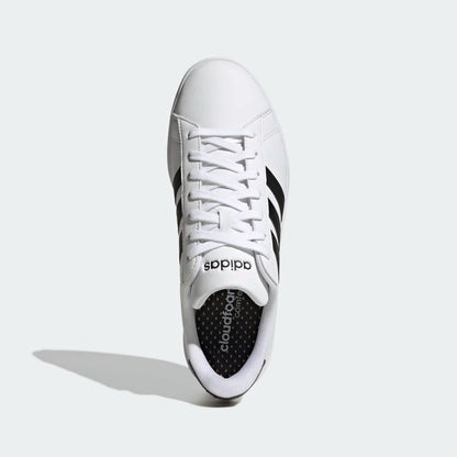 Adidas scarpa sneakers da uomo Grand Court 2.0 GW9195 bianco-nero