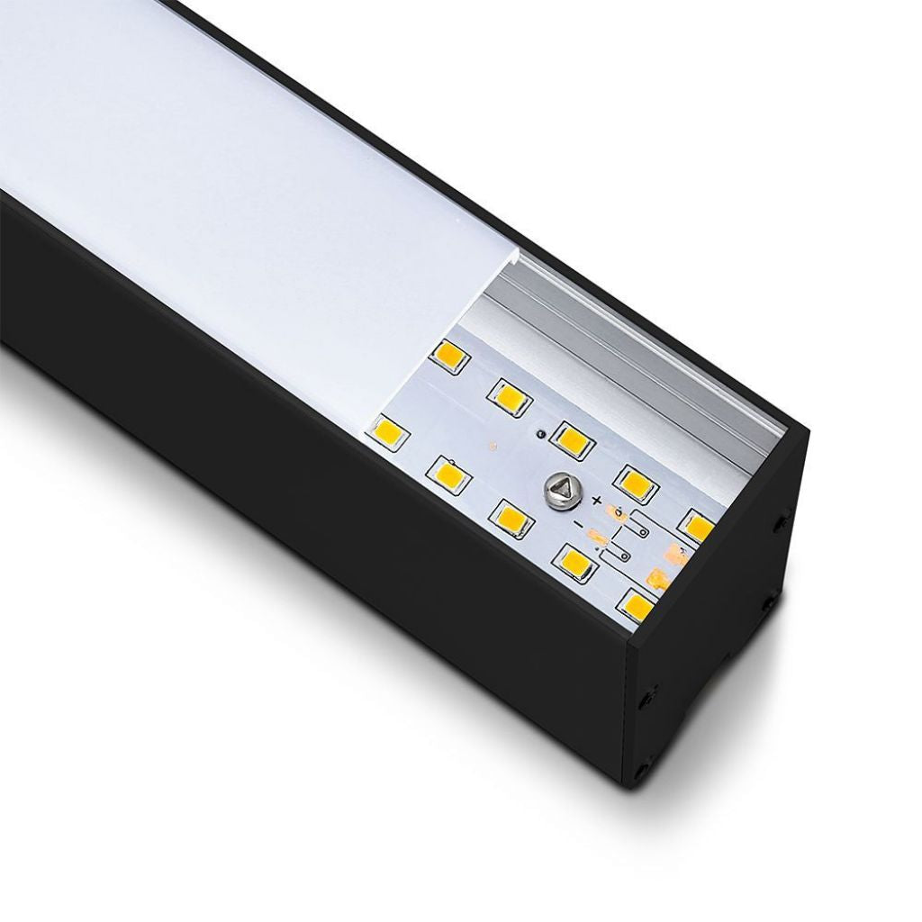 Plafoniera LED Samsung Sospensione 40W Nera Bianco Freddo
