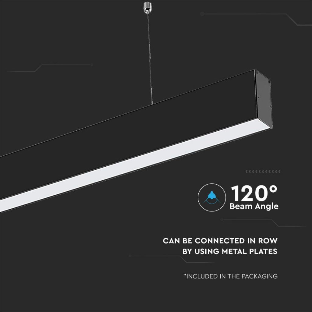 Plafoniera LED Samsung Sospensione 40W Nera Bianco Freddo