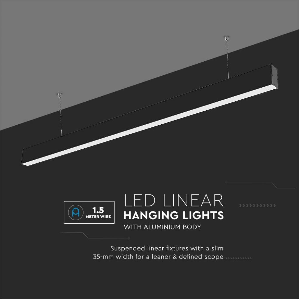 Plafoniera LED Samsung Sospensione 40W Nera Bianco Freddo