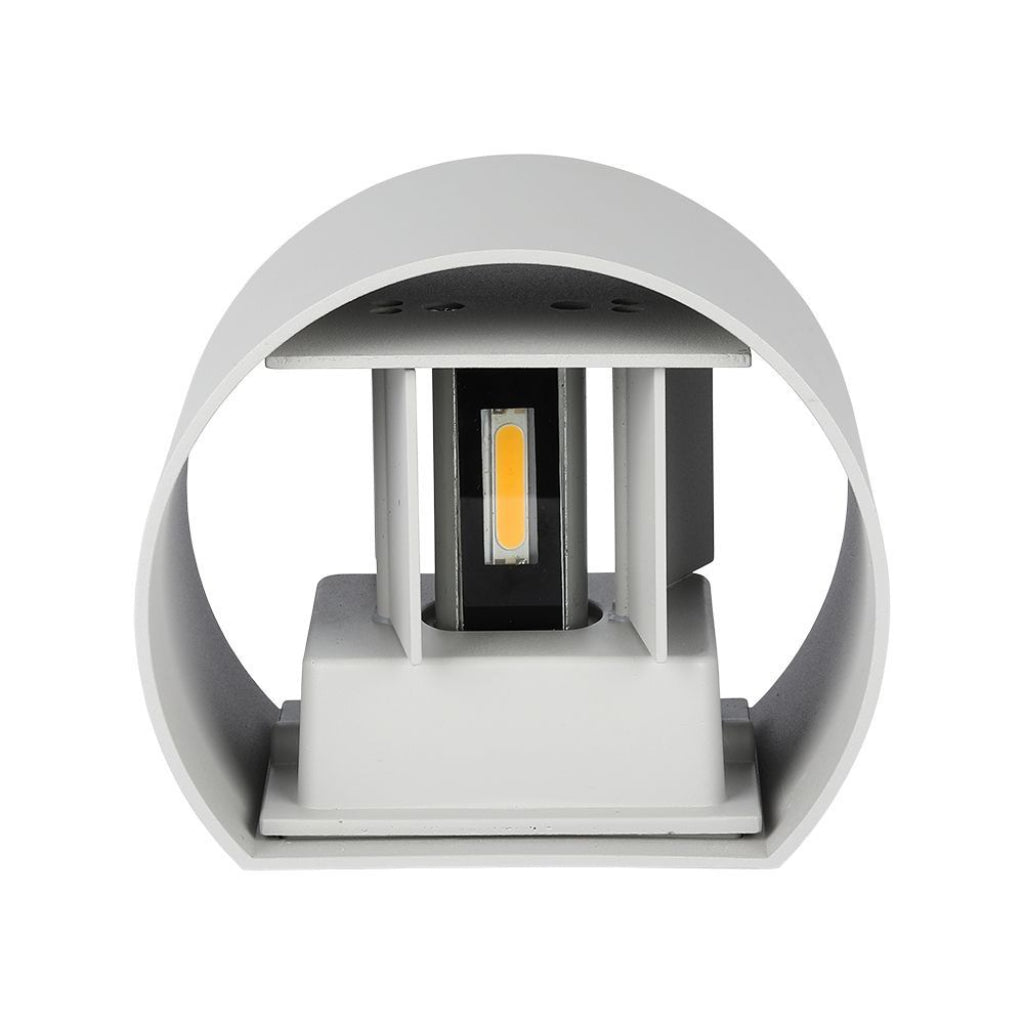 LED-Wandleuchte Doppelstrahl verstellbar 6W IP65 Grau