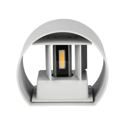LED-Wandleuchte Doppelstrahl verstellbar 6W IP65 Grau
