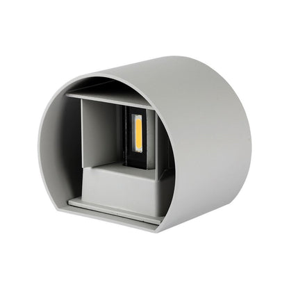LED-Wandleuchte Doppelstrahl verstellbar 6W IP65 Grau