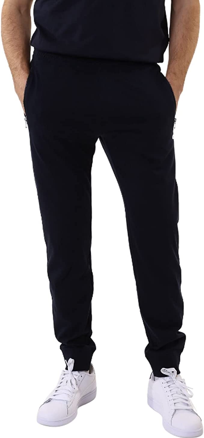 Champion Pantalone sportivo da uomo Legacy Authentic Pro Jersey con cerniera alle tasche 217435 BS501 NNY blu