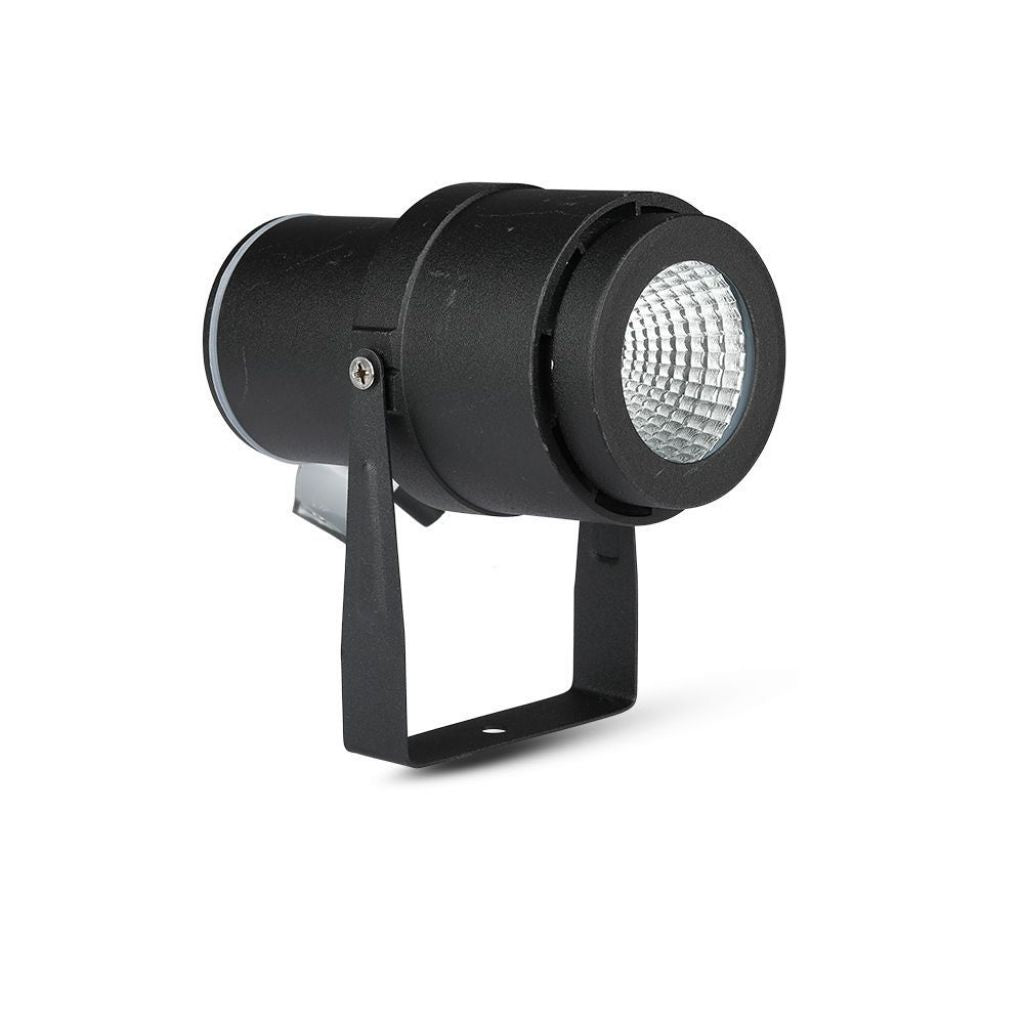 LED-Gartenstrahler 12W Schwarz Warmweiß 880lm