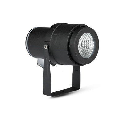 LED-Gartenstrahler 12W Schwarz Warmweiß 880lm