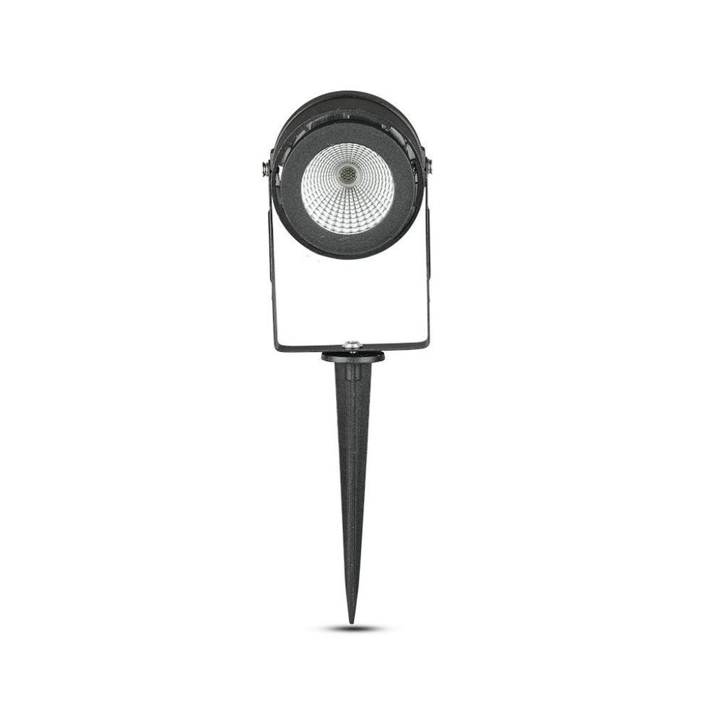 LED-Gartenstrahler 12W Schwarz Warmweiß 880lm