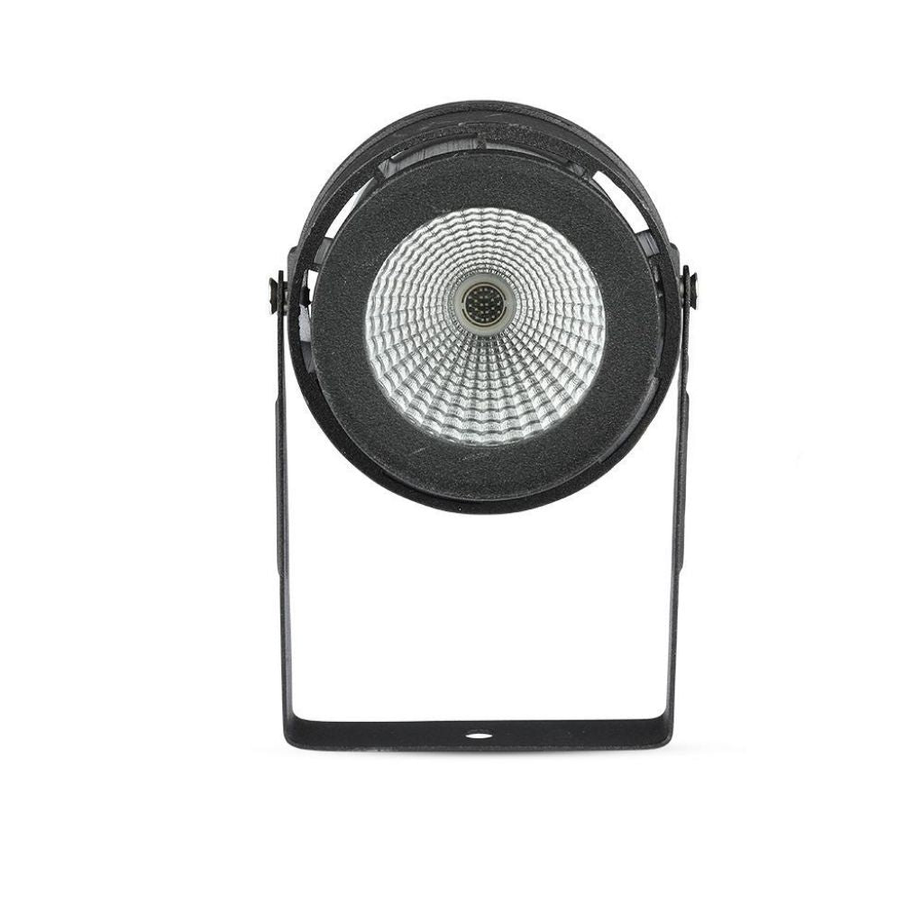 LED-Gartenstrahler 12W Schwarz Warmweiß 880lm