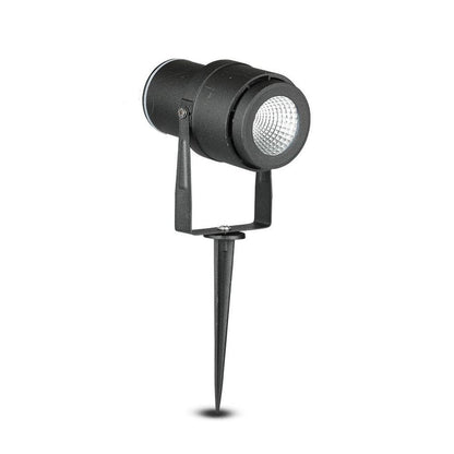 LED-Gartenstrahler 12W Schwarz Warmweiß 880lm