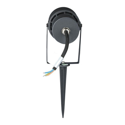 LED Garden Spot Light with Stake 12W Grey 4000K