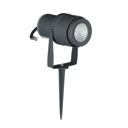 LED Garden Spot Light with Stake 12W Grey 4000K