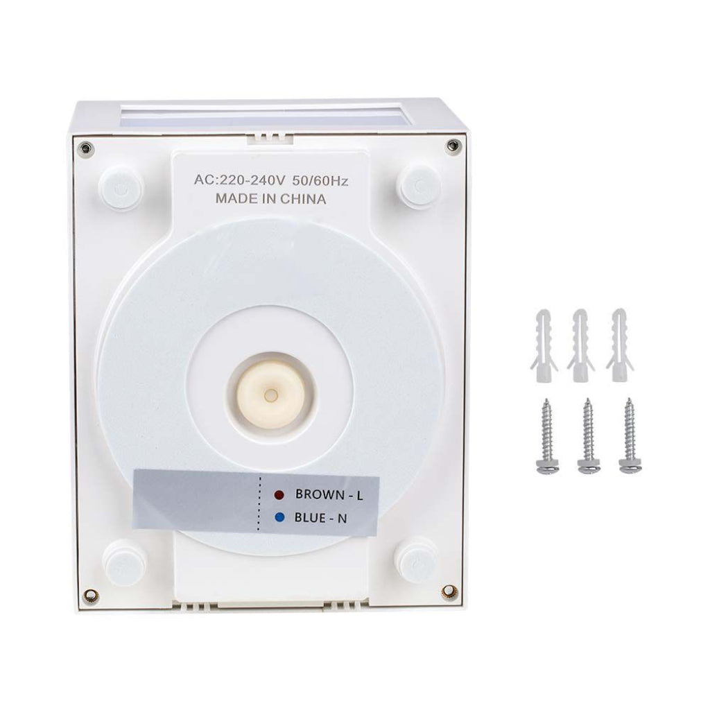 Lanterna LED Muro 12W Quadrata IP65 4000K Bianca V-TAC